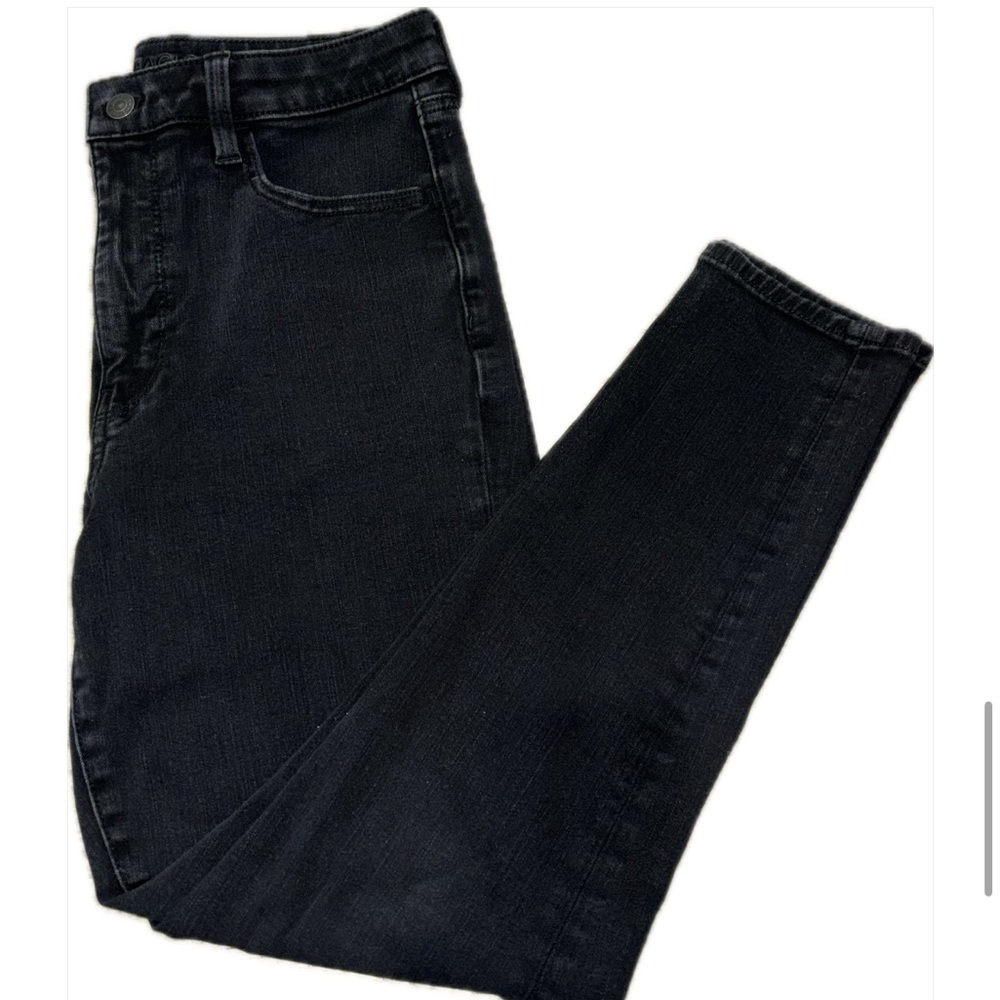 AMERICAN EAGLE DENIM • BLACK JEGGING - Picture 2 of 3